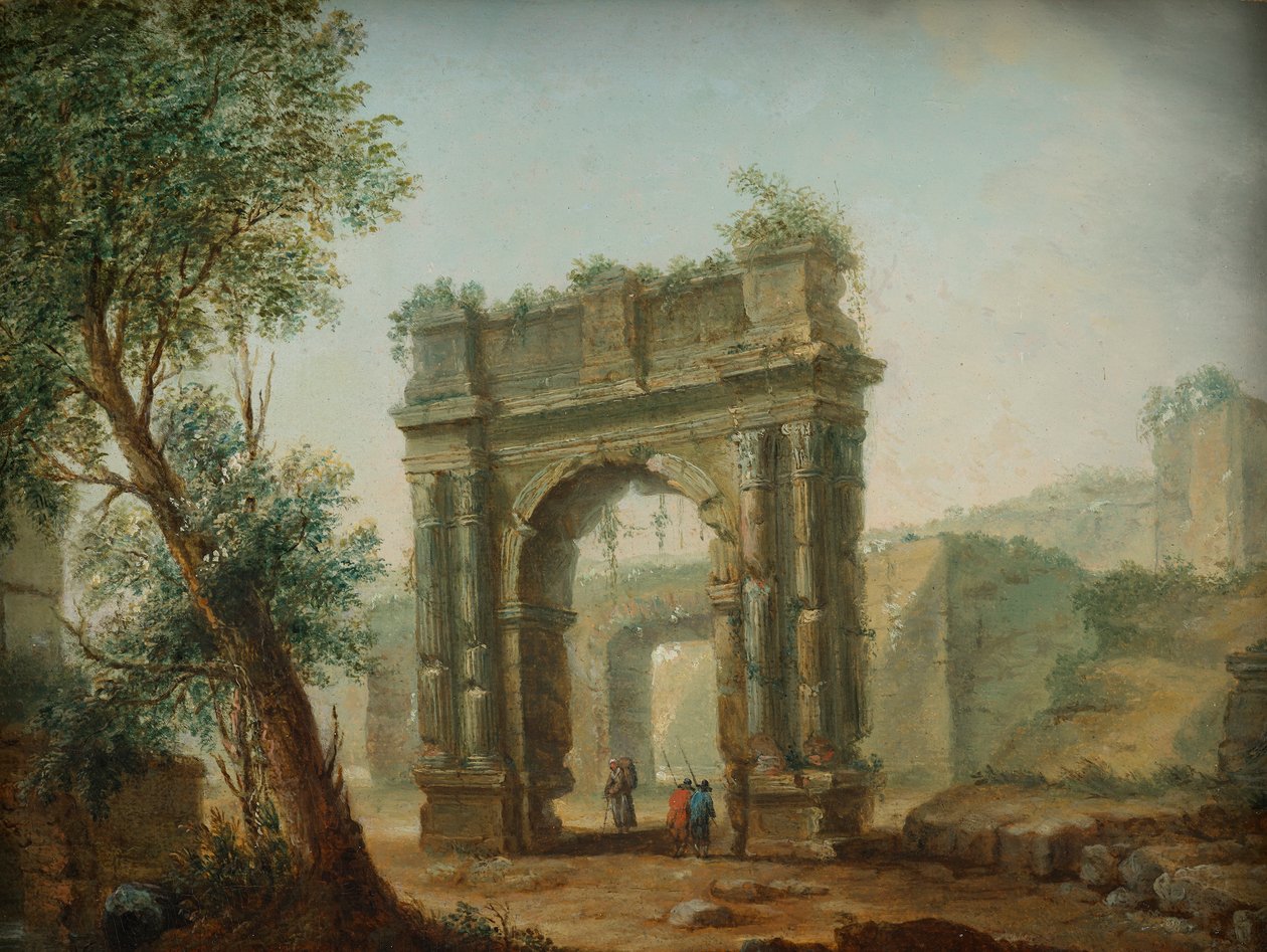 Ruined Landscape by Hubert Robert: Buy fine art print