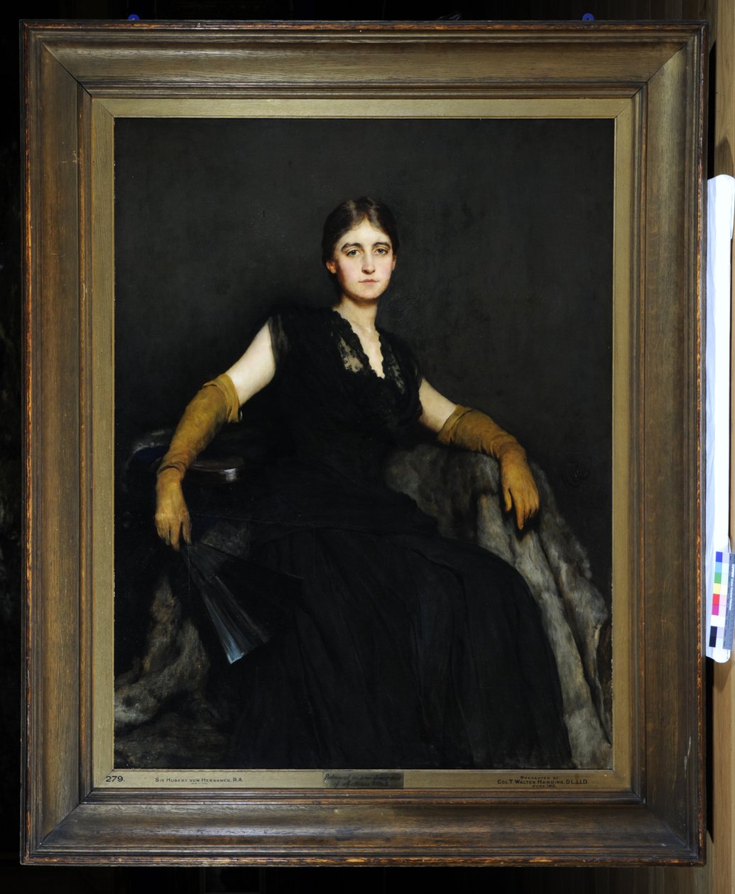 Entranced, or Lady in Black by Hubert von Herkomer