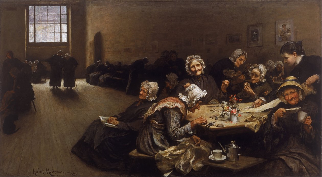 Eventide: A Scene in the Westminster Union by Hubert von Herkomer