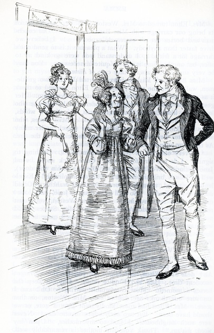 The Ball at the Inn of the Crown (illustration) by Hugh Thomson