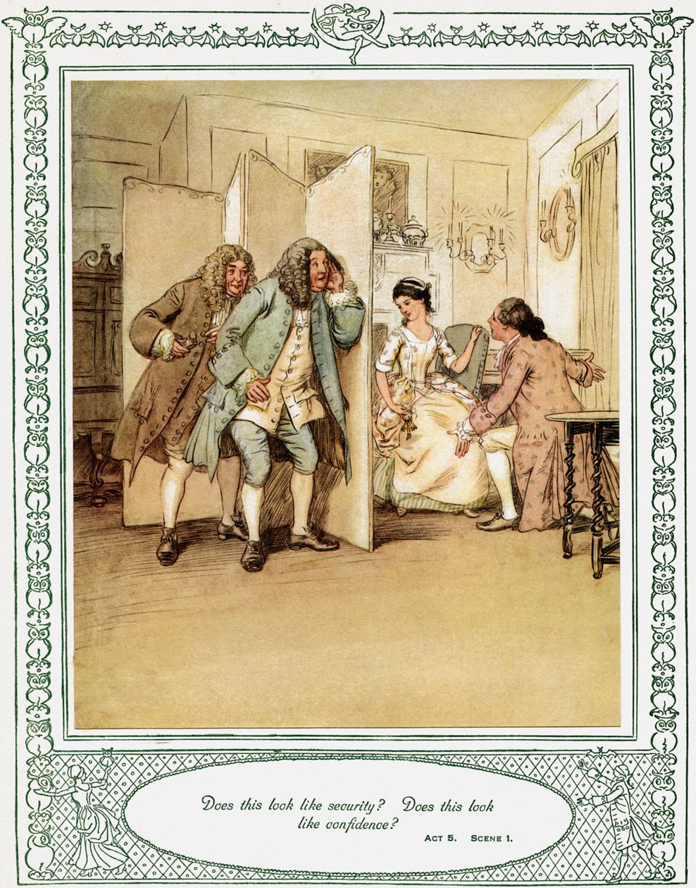 She Stoops to Conquer by Hugh Thomson