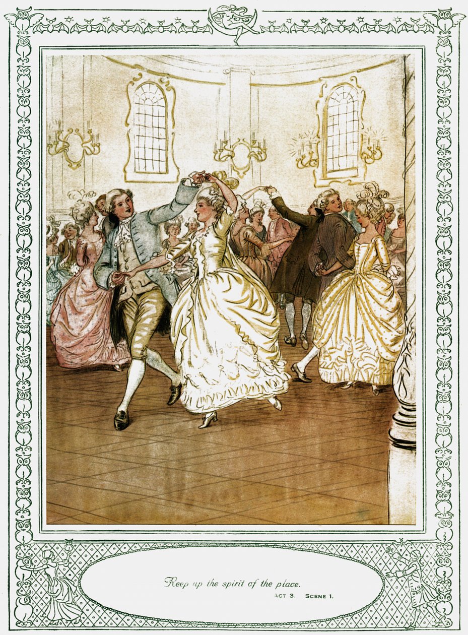She Stoops to Conquer by Hugh Thomson