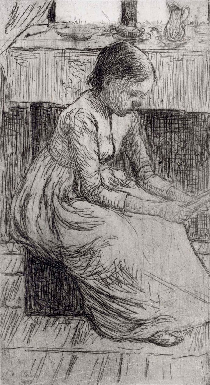 A Girl Reading by Hugo Simberg