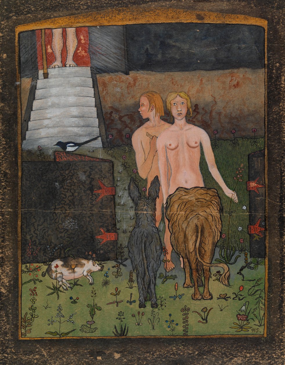 Adam and Eve by Hugo Simberg