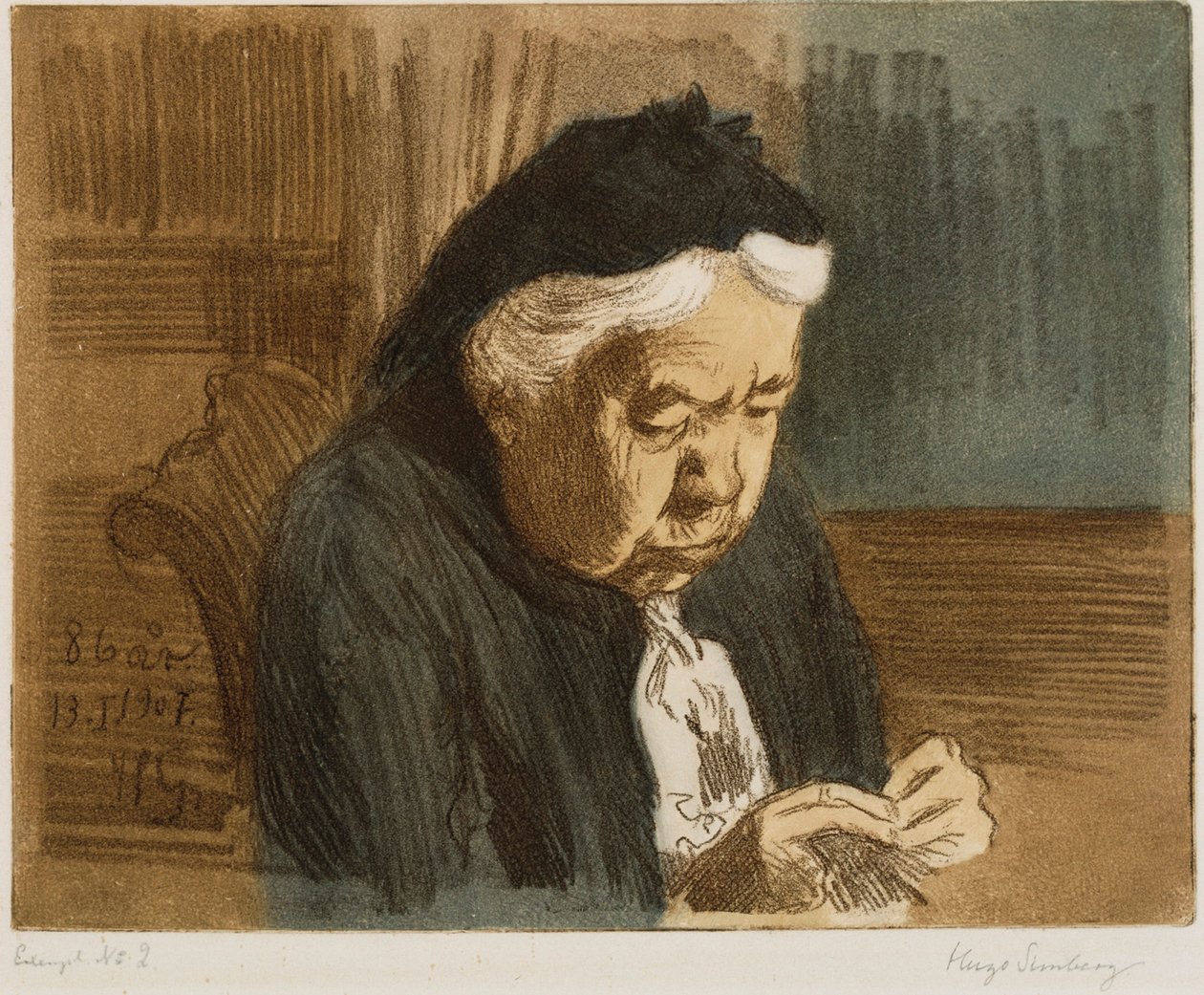Auntie at the Age of 86 by Hugo Simberg