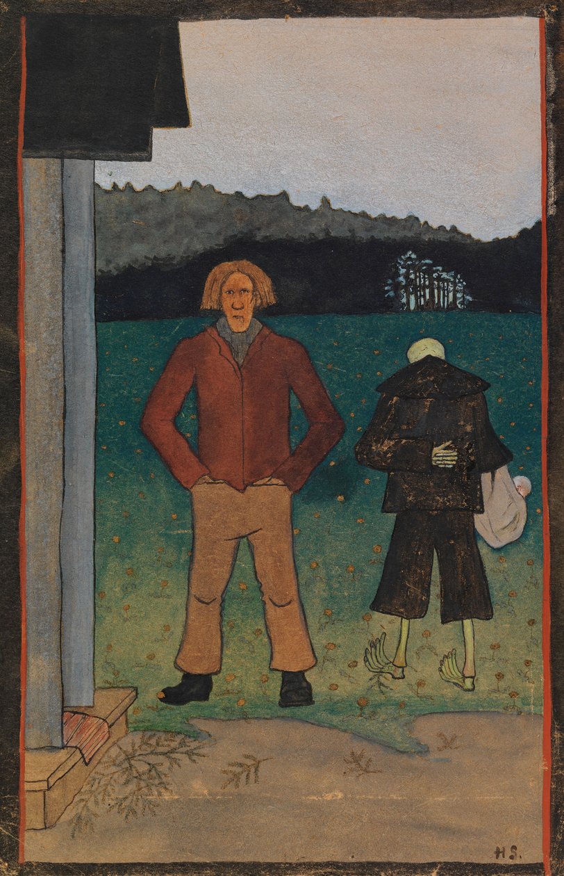 Death and the Peasant by Hugo Simberg