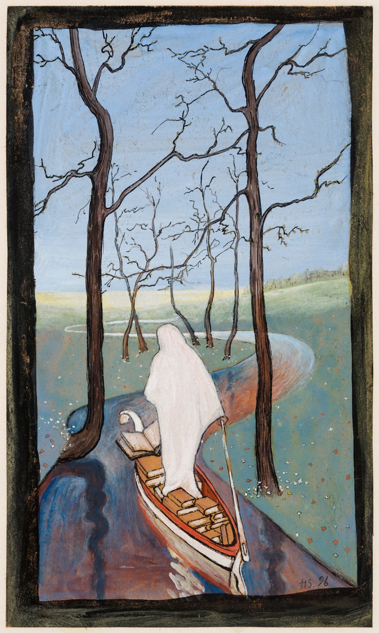 On the River of Life; The Stream of Life by Hugo Simberg