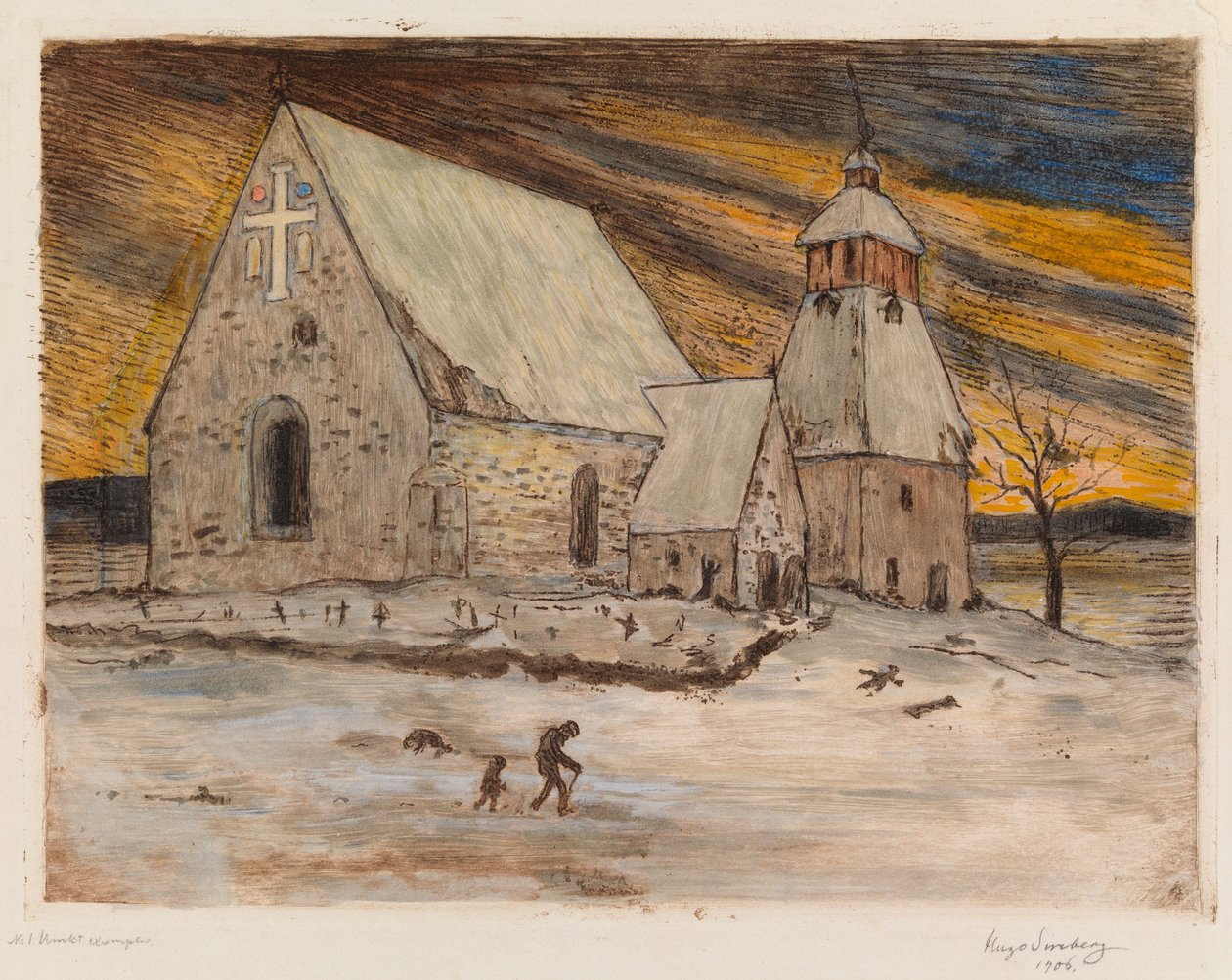 The Black Death by Hugo Simberg