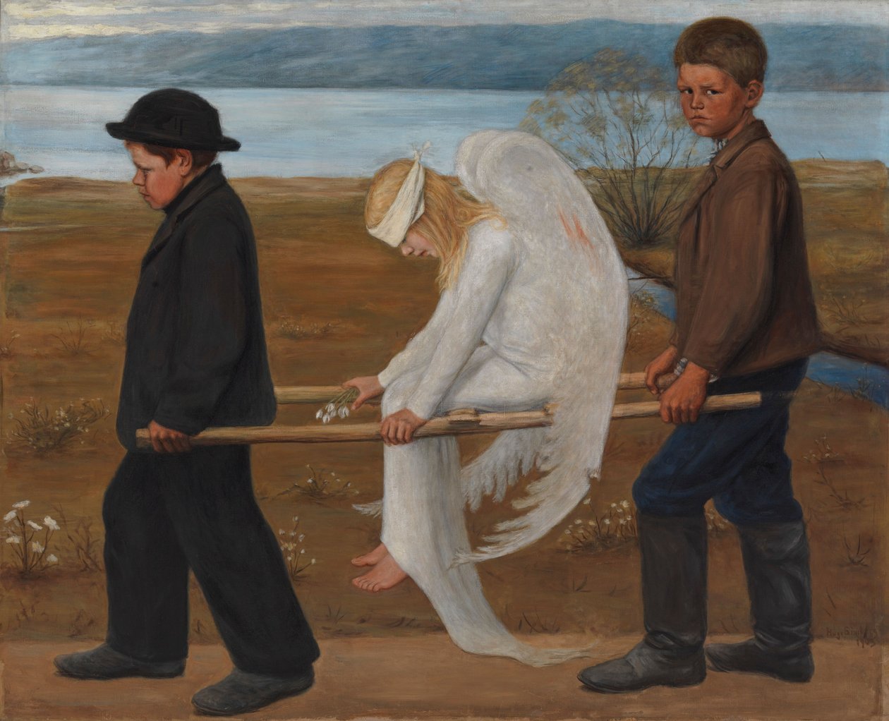 The Wounded Angel by Hugo Simberg
