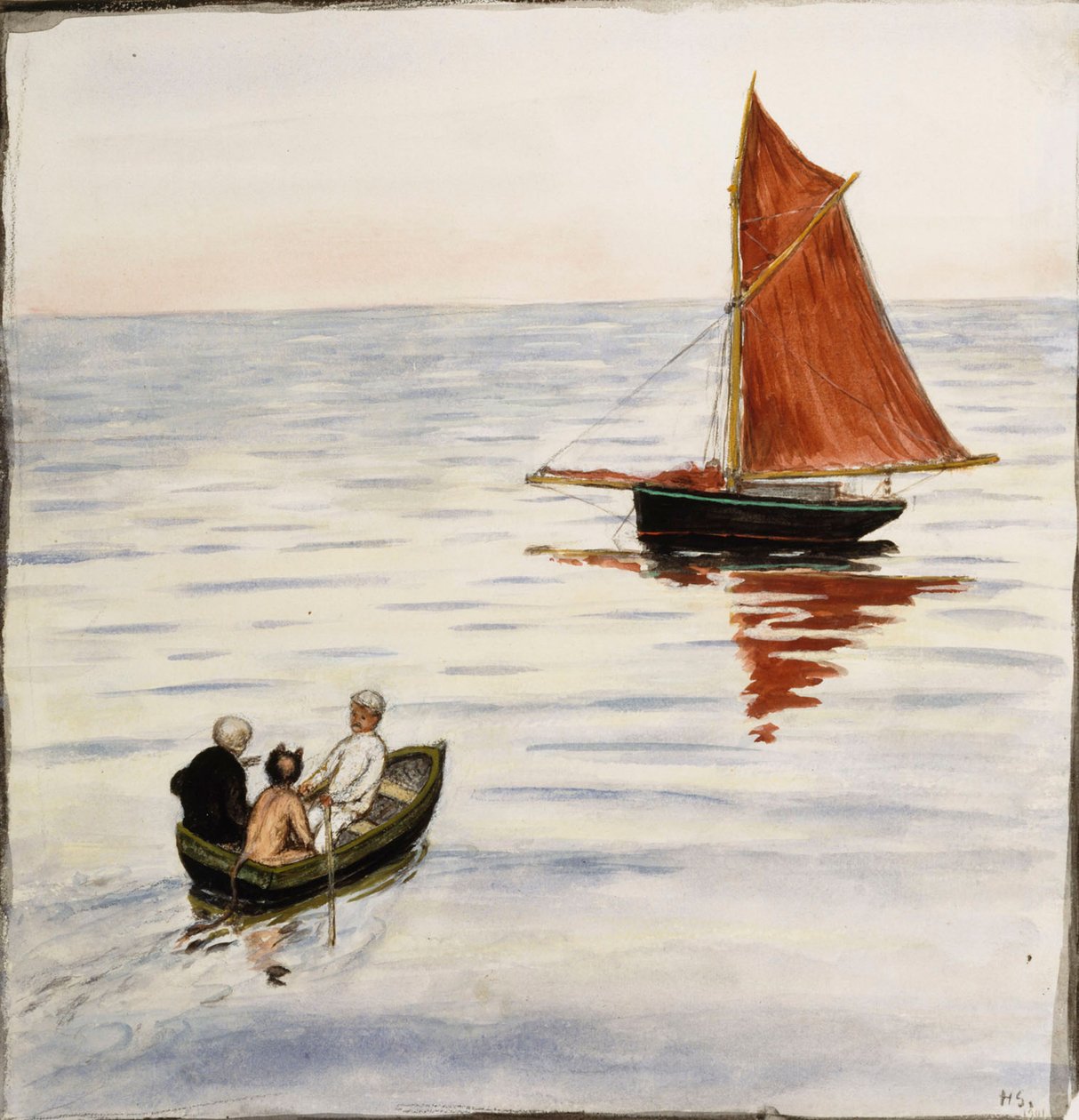Travel Companions by Hugo Simberg