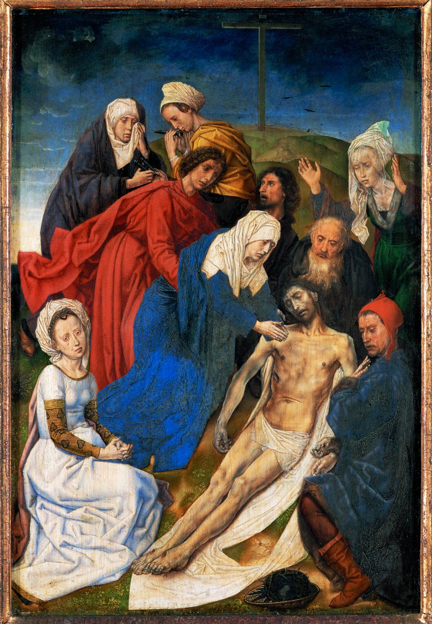 Lamentation (Diptych of the Fall and the Redemption, Right Wing: Deploration) by Hugo van der Goes