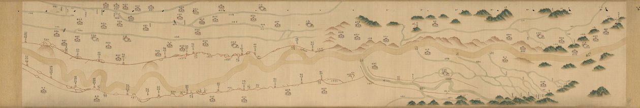 Map of the Yellow River by Hummel, Arthur W. (Arthur William)
