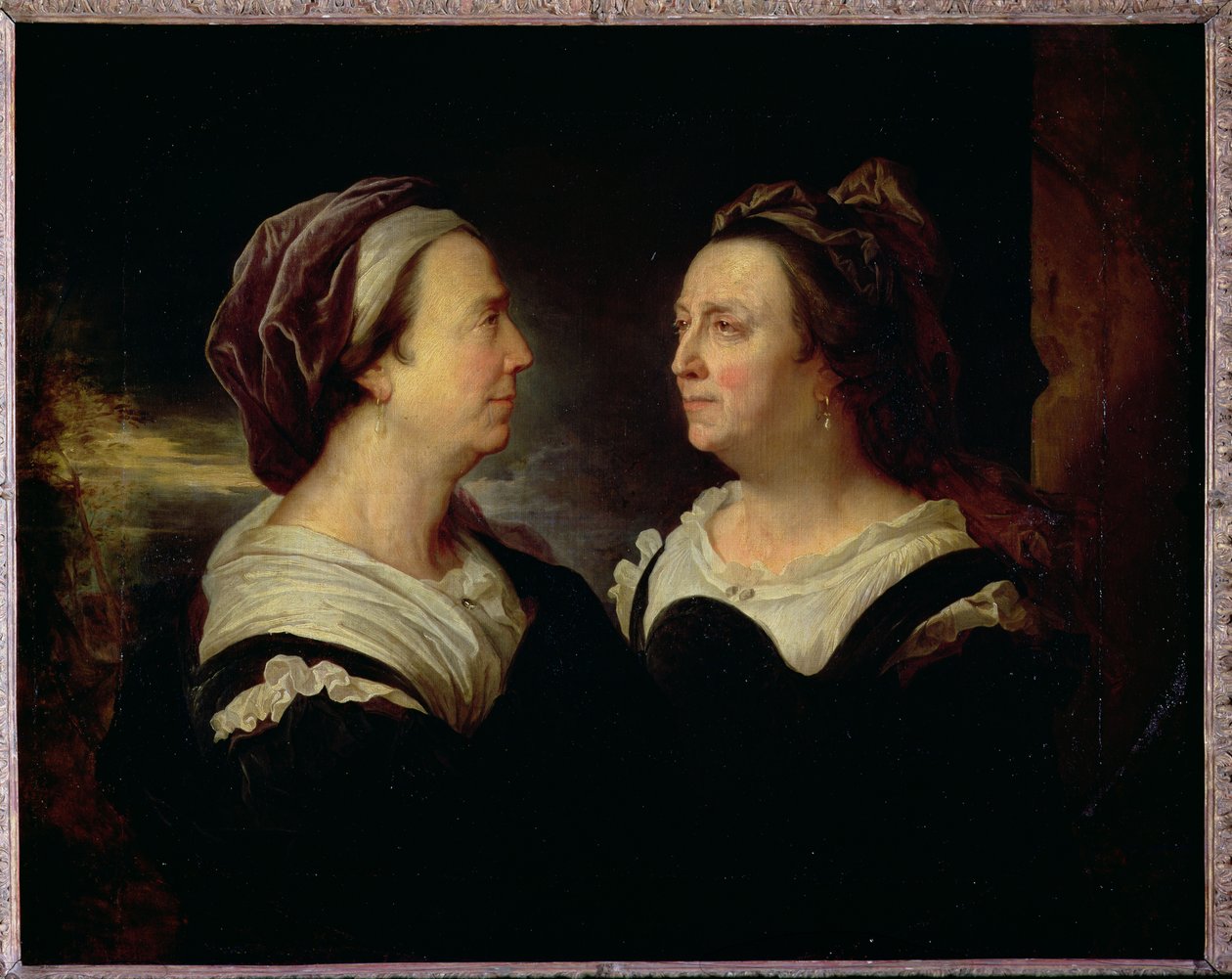 Double Portrait of Marie Serre, 1695