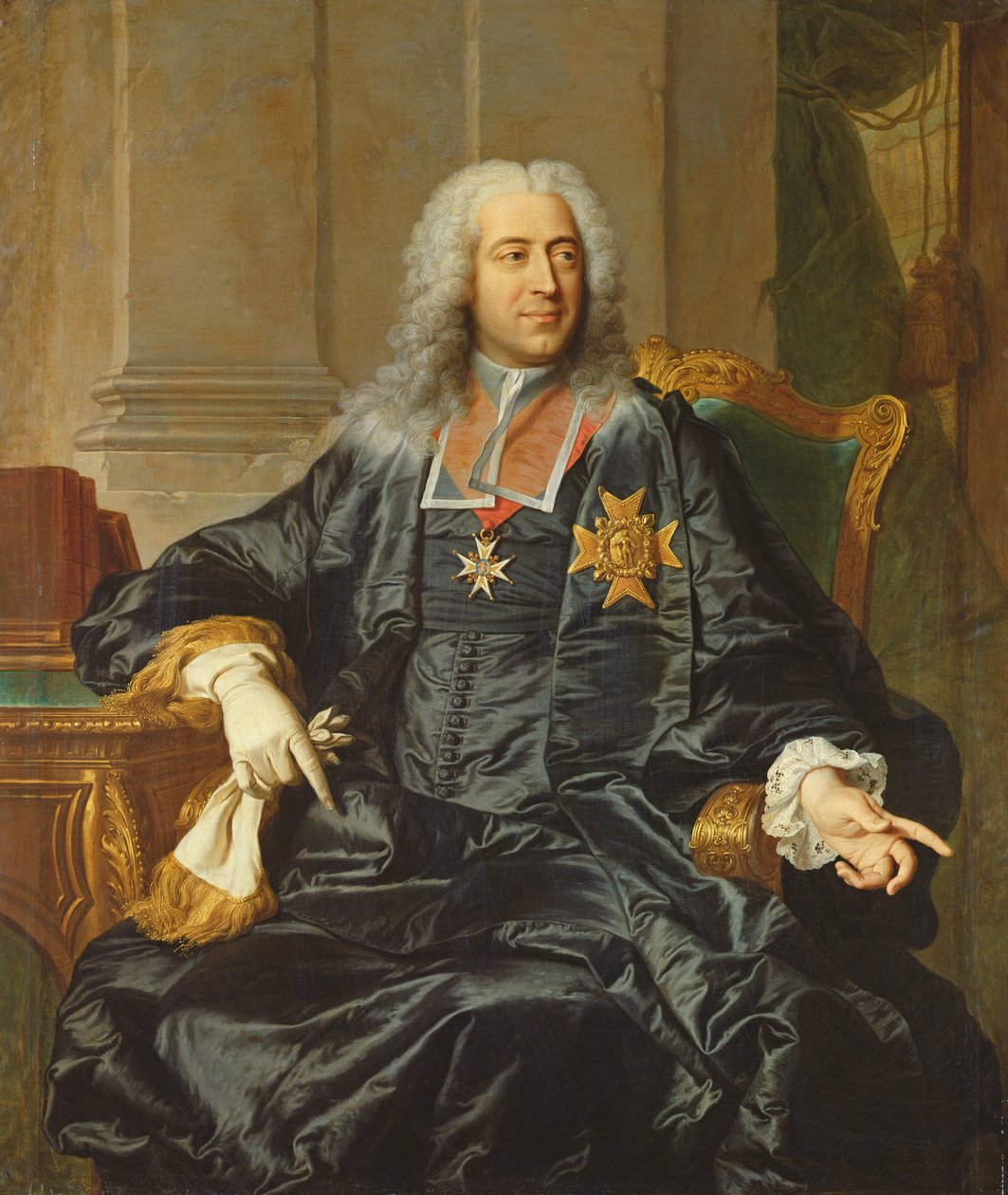Marc-Pierre de Voyer-de-Paulmy, Count of Argenson by Hyacinthe Francois Rigaud