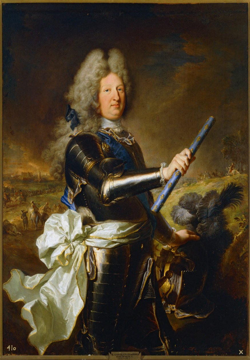 Louis de France, the Grand Dauphin, Father of King Philip V of Spain by Hyacinthe Francois Rigaud