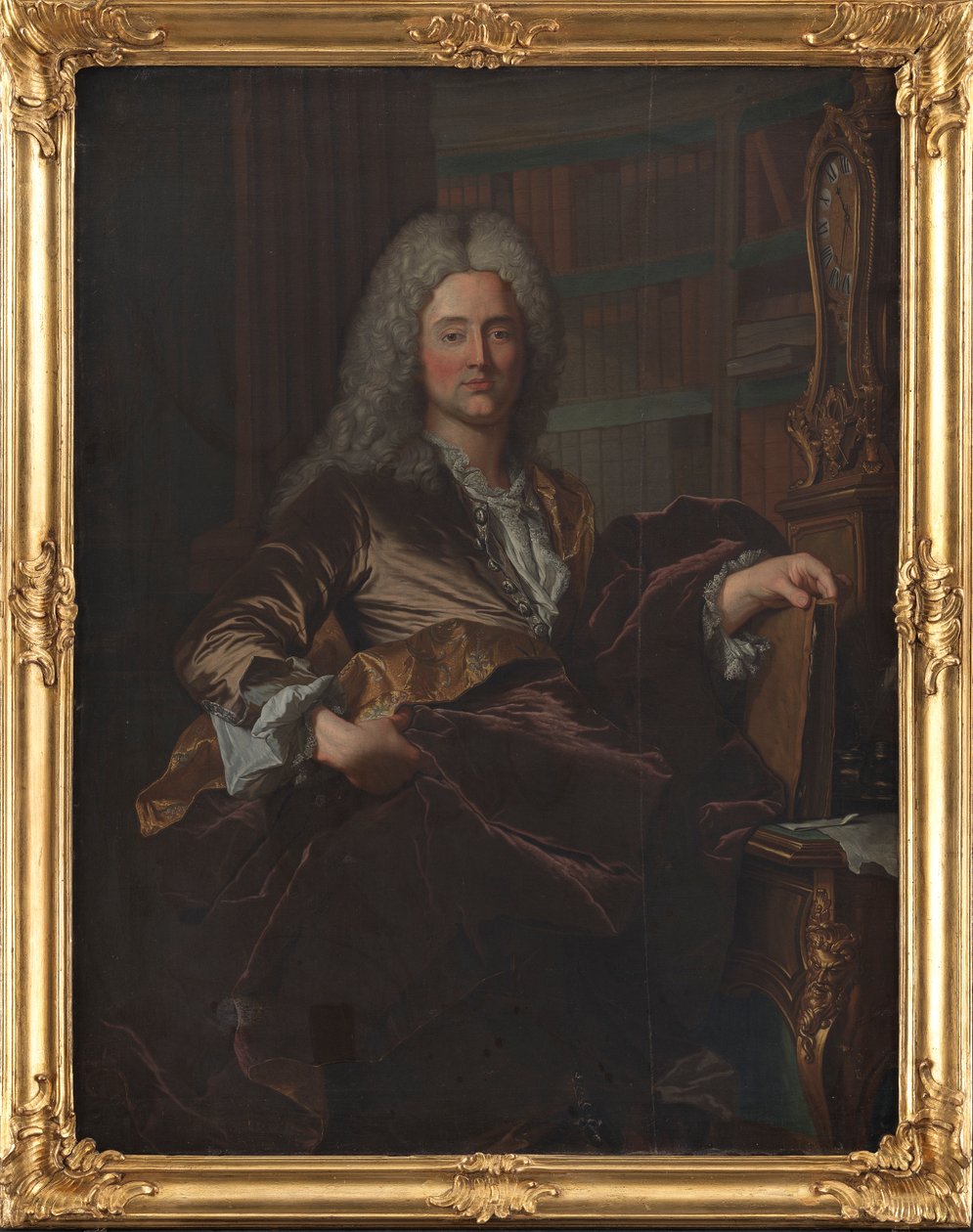 Portrait of High Court Judge Peder Benzon Mylius by Hyacinthe Rigaud