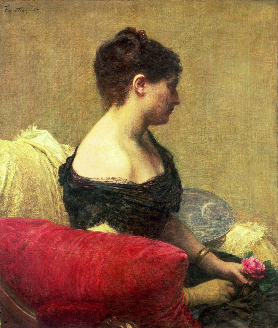 Portrait of Madame Maitre by Ignace Henri Jean Fantin-Latour