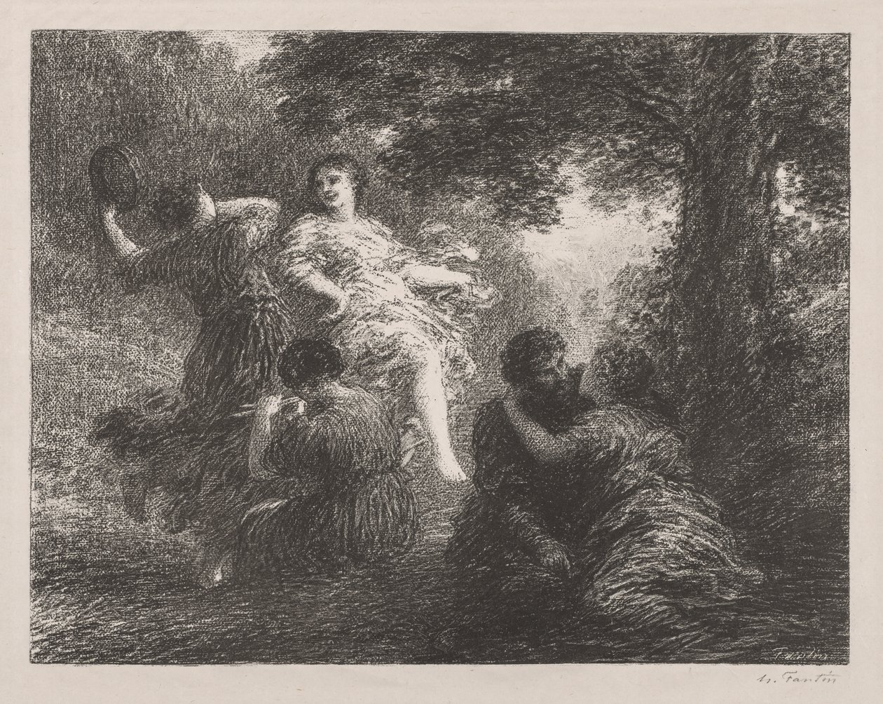 Pastorale by Ignace Henri Jean Fantin Latour