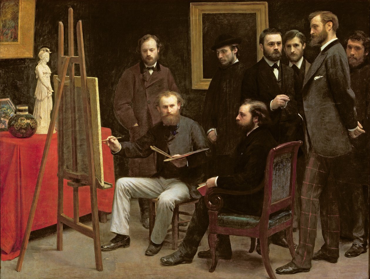 Studio at Batignolles by Ignace Henri Jean Fantin-Latour