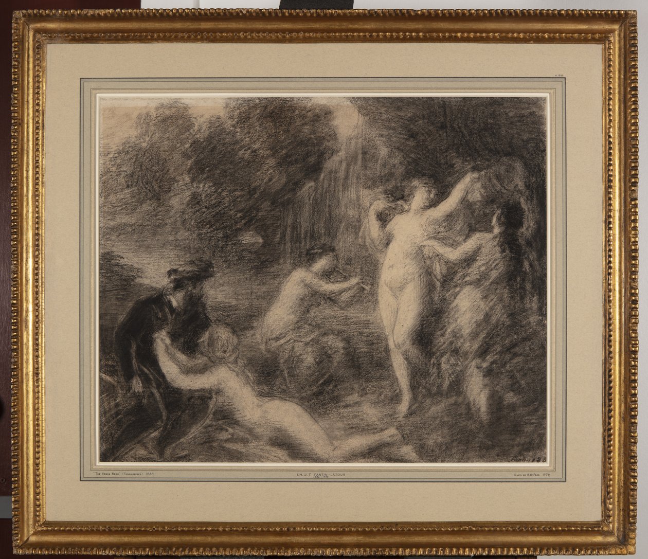 Tannhäuser at Venusberg by Ignace Henri Jean Fantin Latour