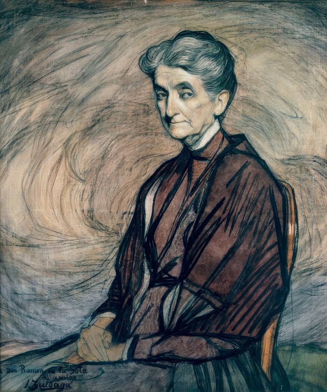 I. Zuloaga, Portrait of Señora de la Sota by Ignacio Zuloaga y Zabaleta