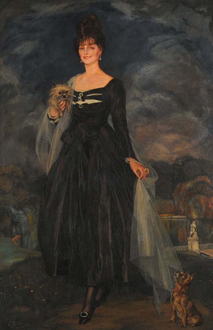 Portrait of Señora S. W. de S. by Ignacio Zuloaga y Zabaleto