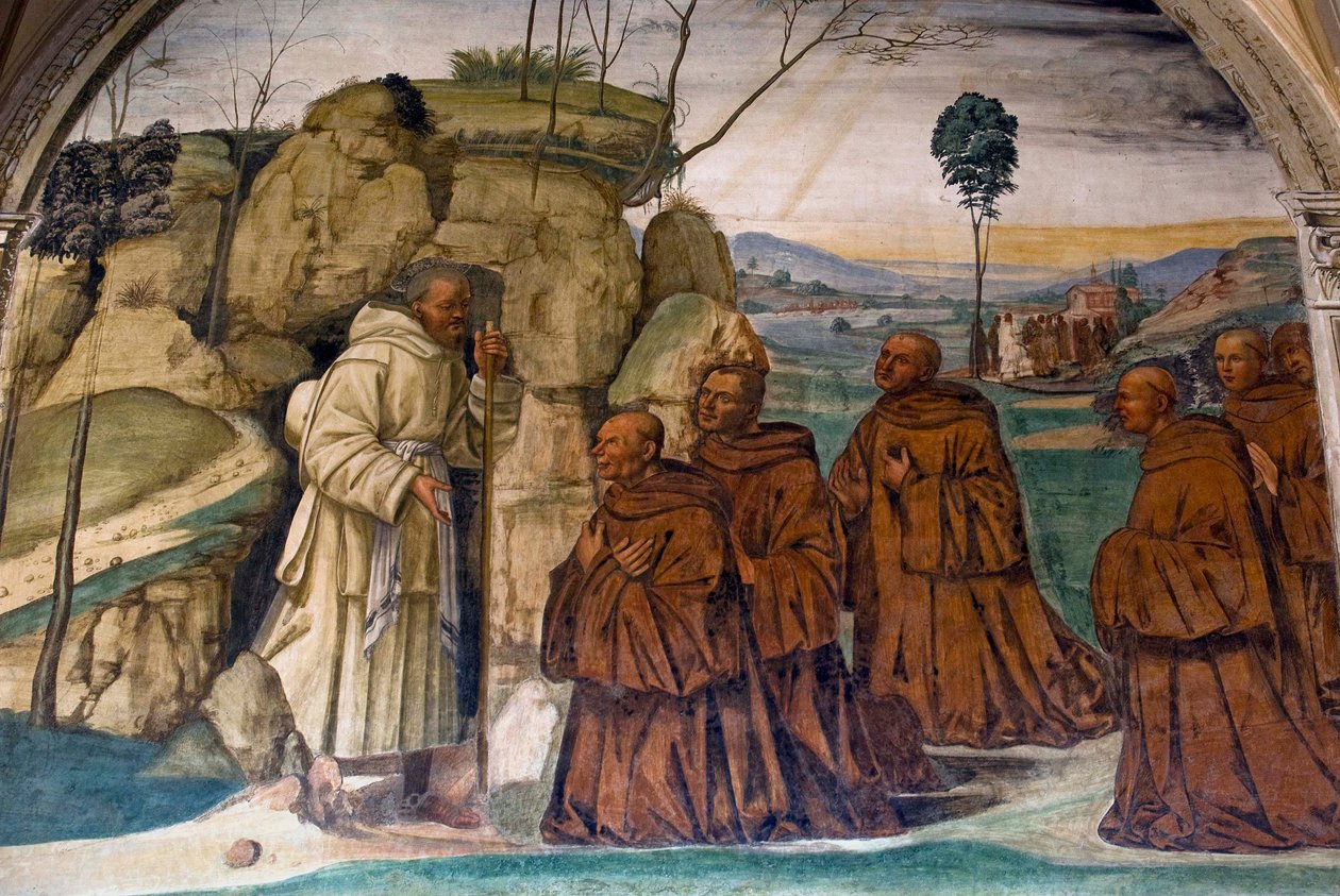 Life of St Benedict, Scene 9 by Il Sodoma