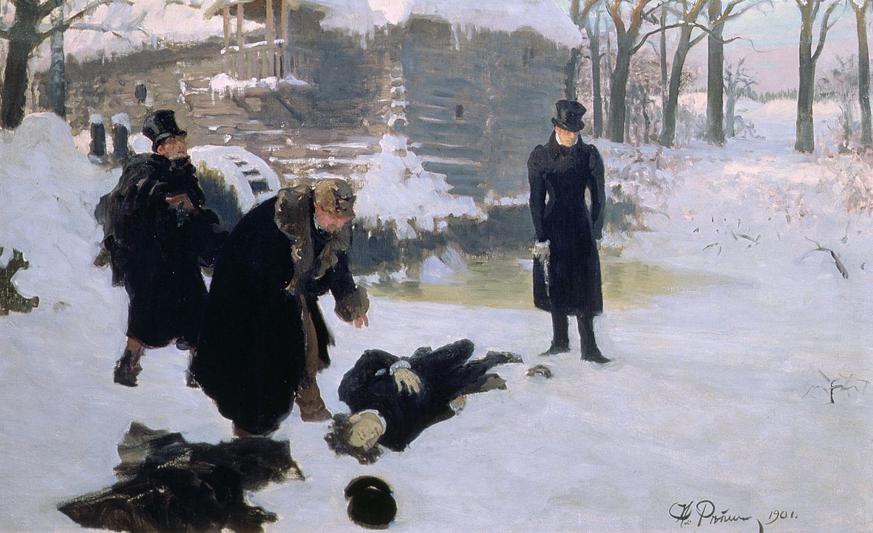 The Duel by Ilya Efimovich Repin
