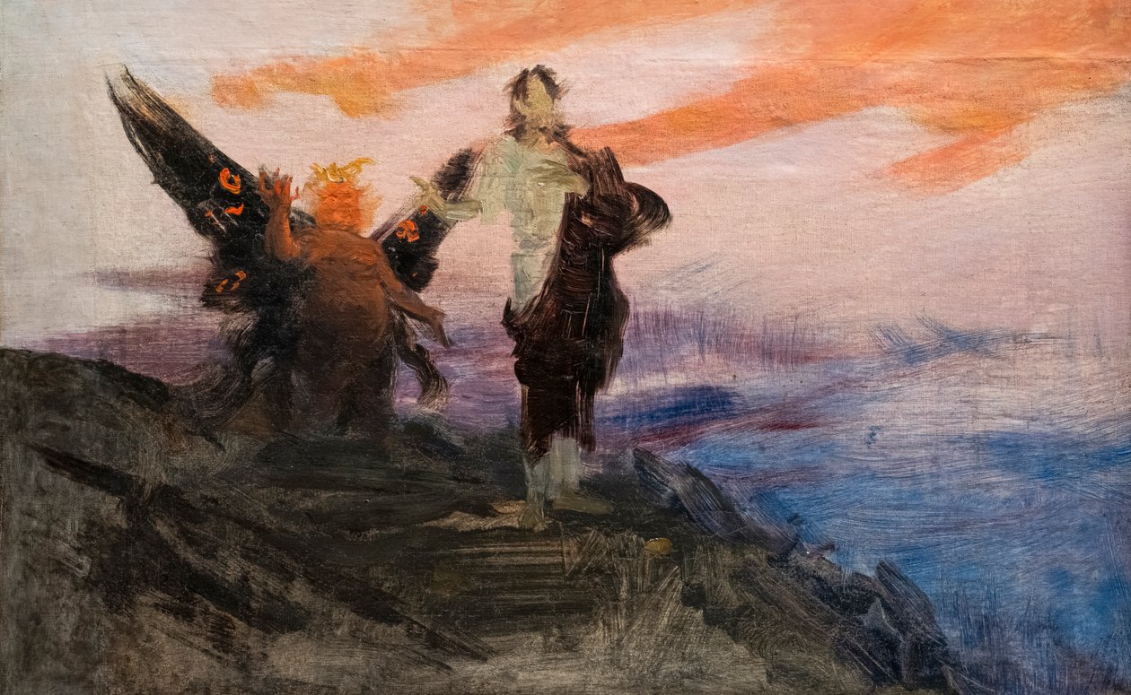 The Temptation of Christ by Ilya Efimovich Repin