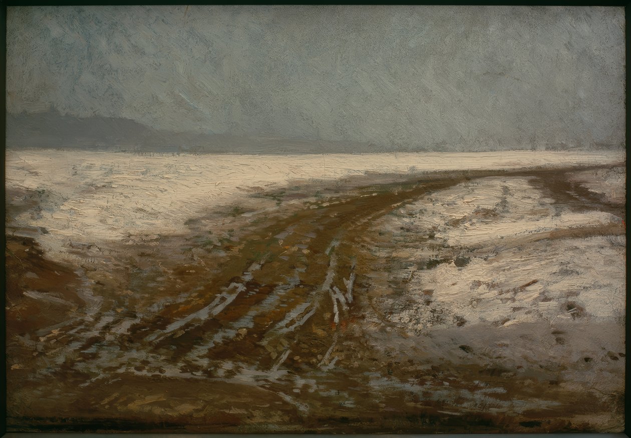 Path (Road in the Snow) by Ilya Efimovich Repin