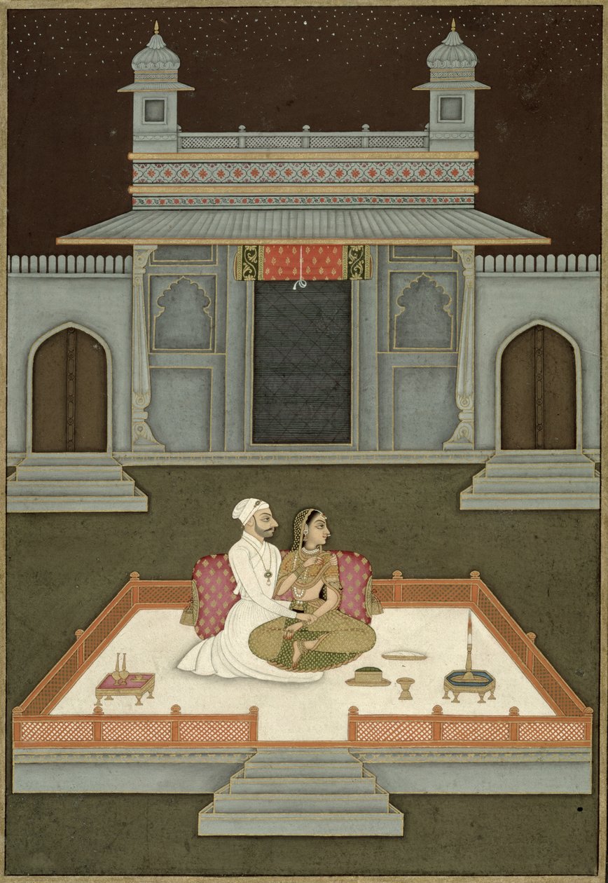 Raga Dipaka by Indian School