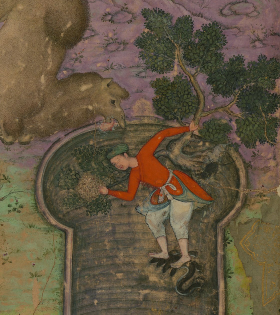 (Detail) Illustration from "Anvār-i Suhaylī" by Indian School