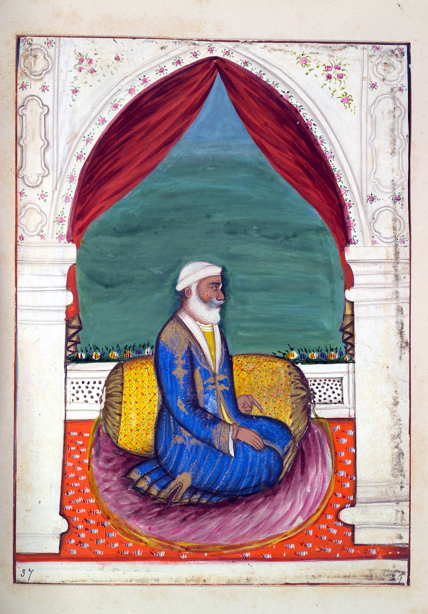 Dewan Ajodia Pershad, from The Kingdom of the Punjab, its Rulers and Chiefs, volume II by Indian School