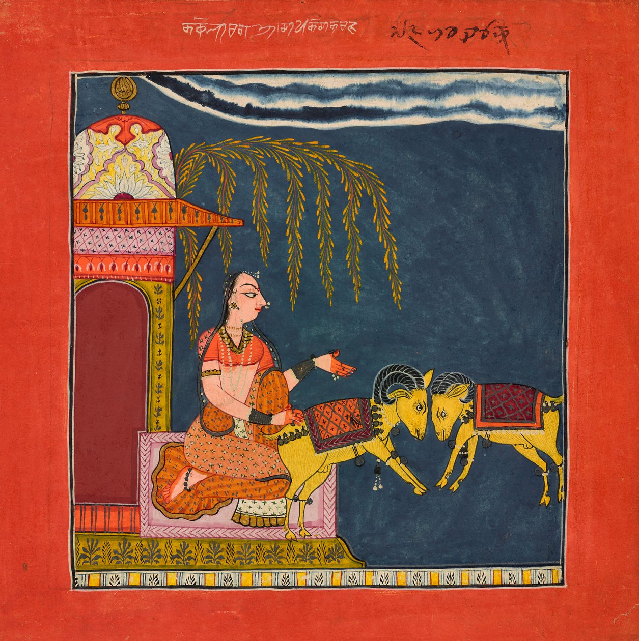 Kaccheli Ragini, from a Ragamala by Indian School