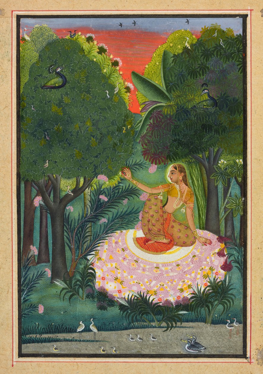 Kamod Ragini, Folio from a 'Ragamala' by Indian School