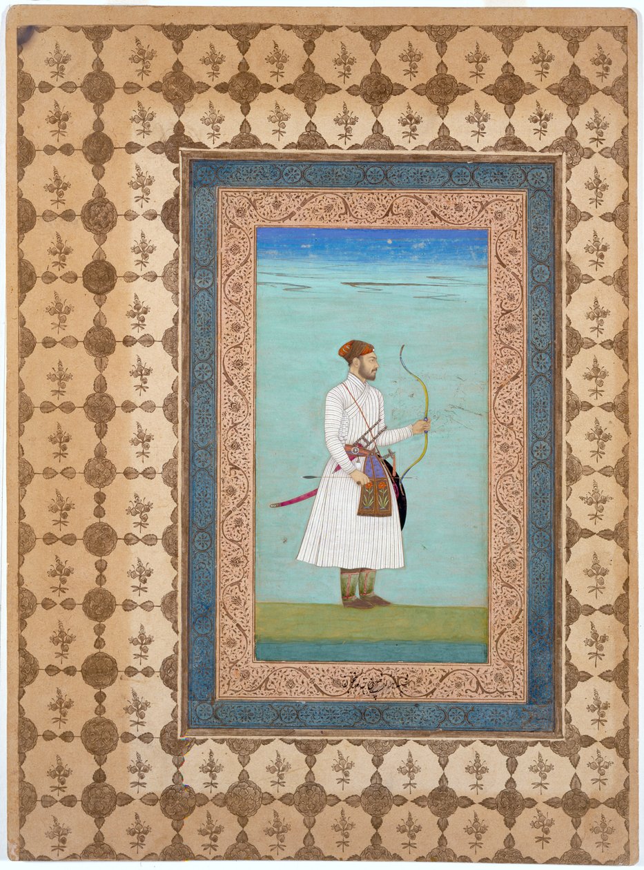 Portrait of Luhrasp Khan, Mughal Dynasty, c.1655–65 by Indian School