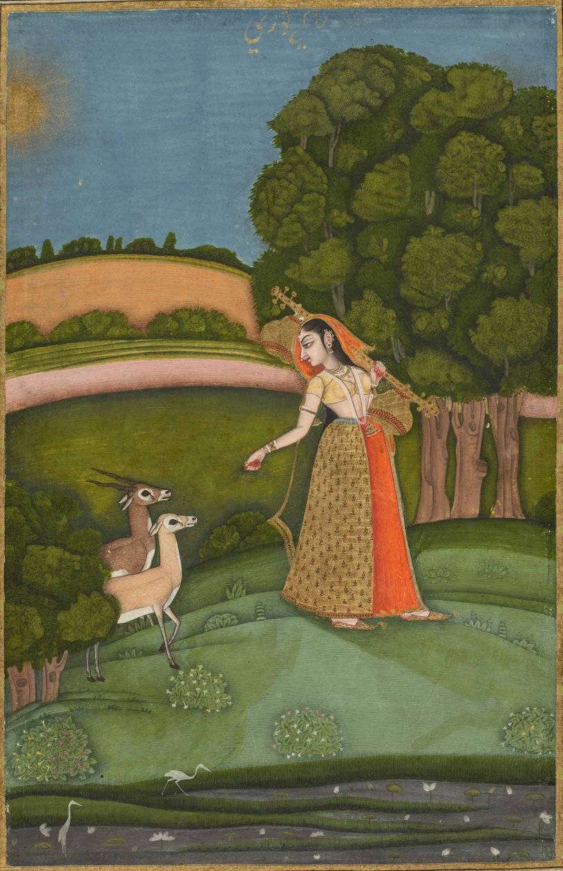 Todi Ragini, from a Ragamala Series, c.1755 by Indian School