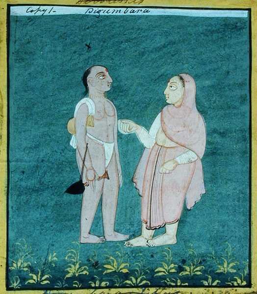 Two Digambara Jains, Religious Mendicants, Udaipur, c.1810-20 by Indian School