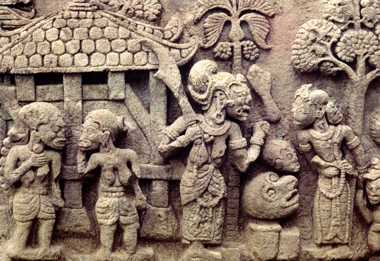 Relief by Indonesian School