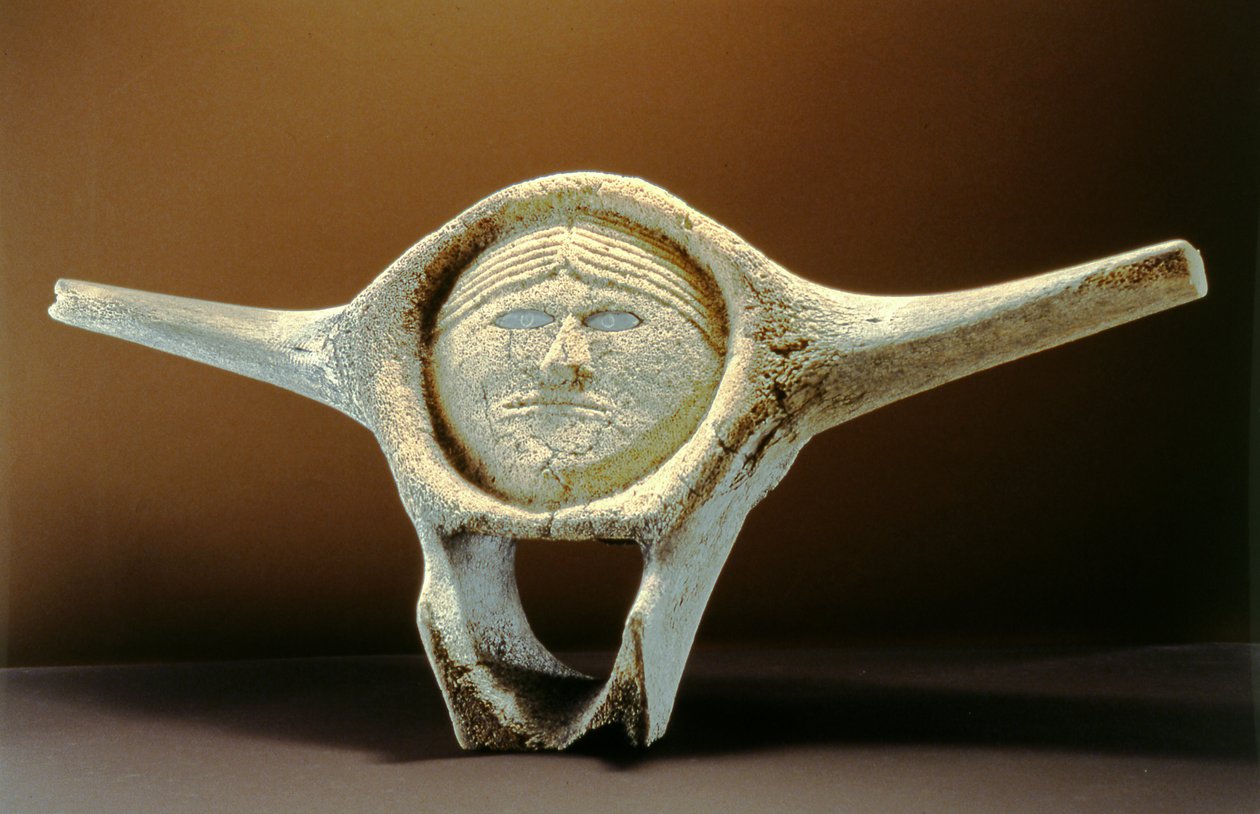 Janus Head, from Cape Dorset (whale vertebrae)