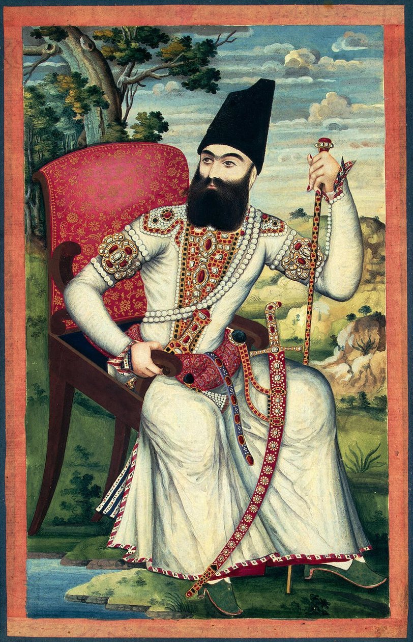 Portrait of Prince Abbas Mirza by Iranian Master