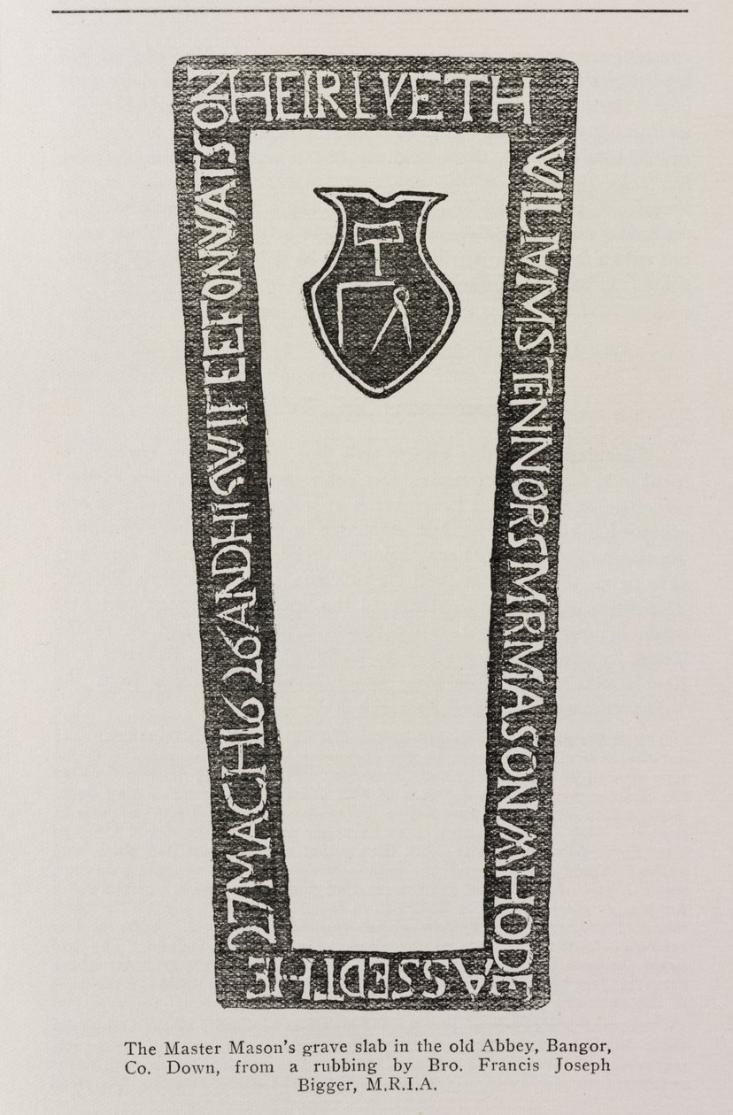 Print from a Master Mason