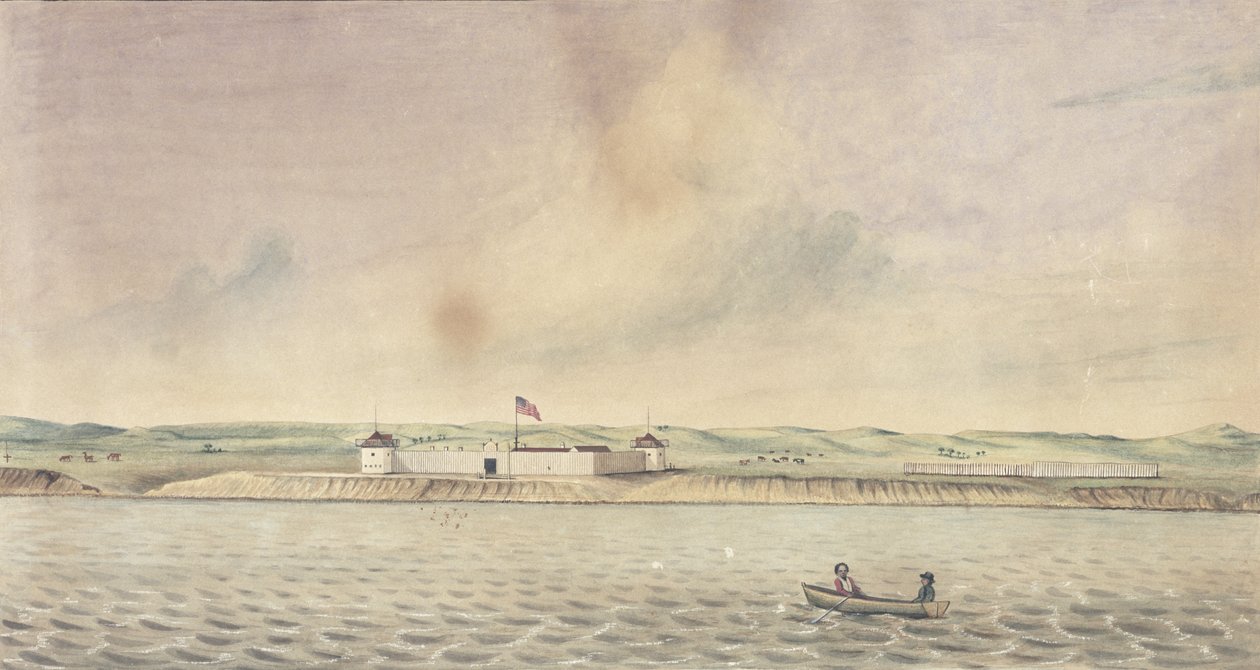 Fort Union, Missouri, 1843 by Isaac Sprague