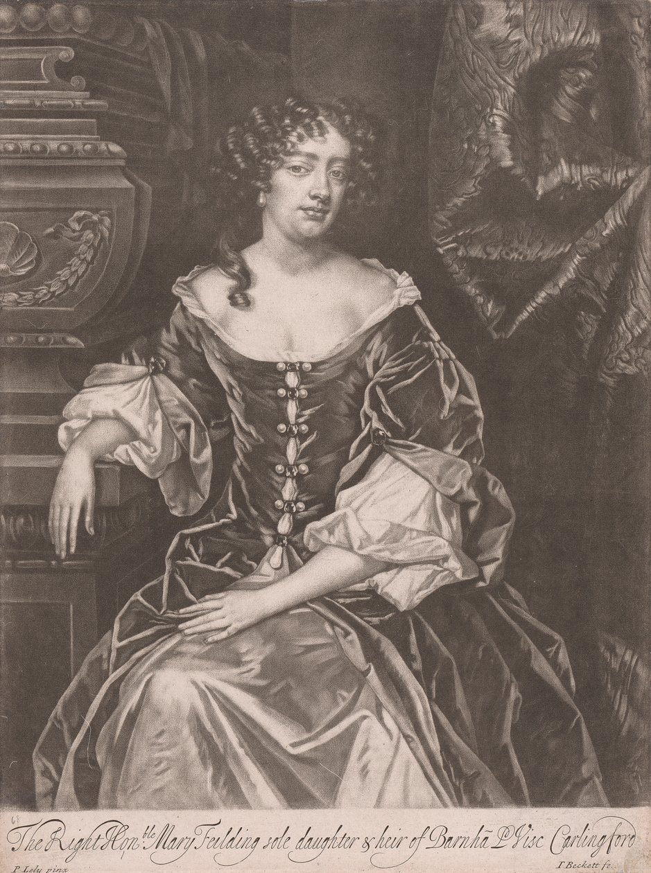The Right Honorable Mary Feilding sole daughter and heir of Barnha Lord Viscount Cardingford by Isaac Beckett
