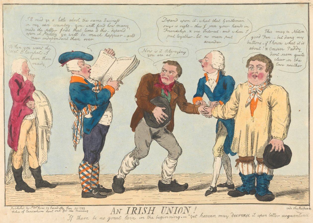 An Irish Union by Isaac Cruikshank