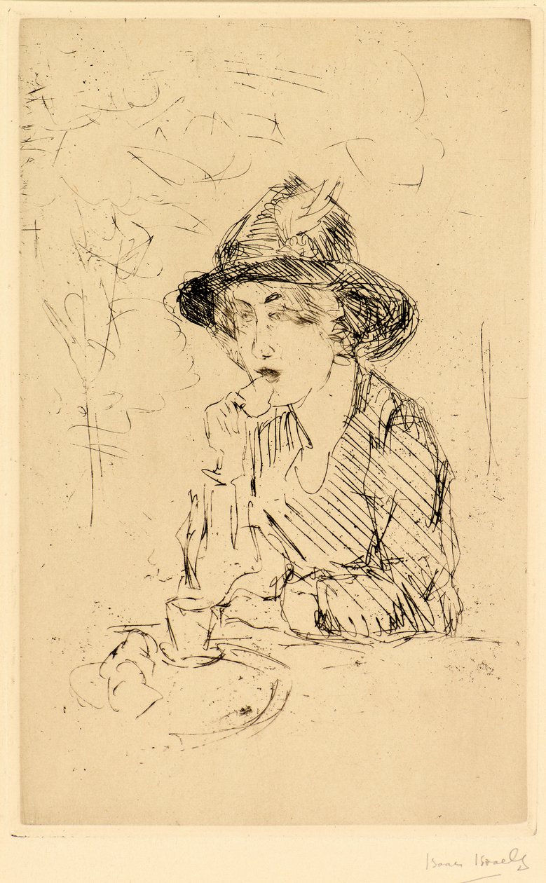 Lady at the Breakfast Table by Isaac Israels
