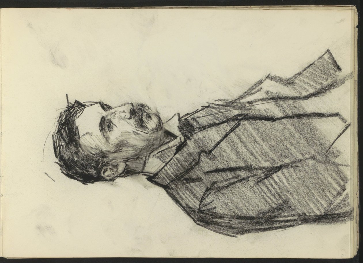 Man with Mustache by Isaac Israels
