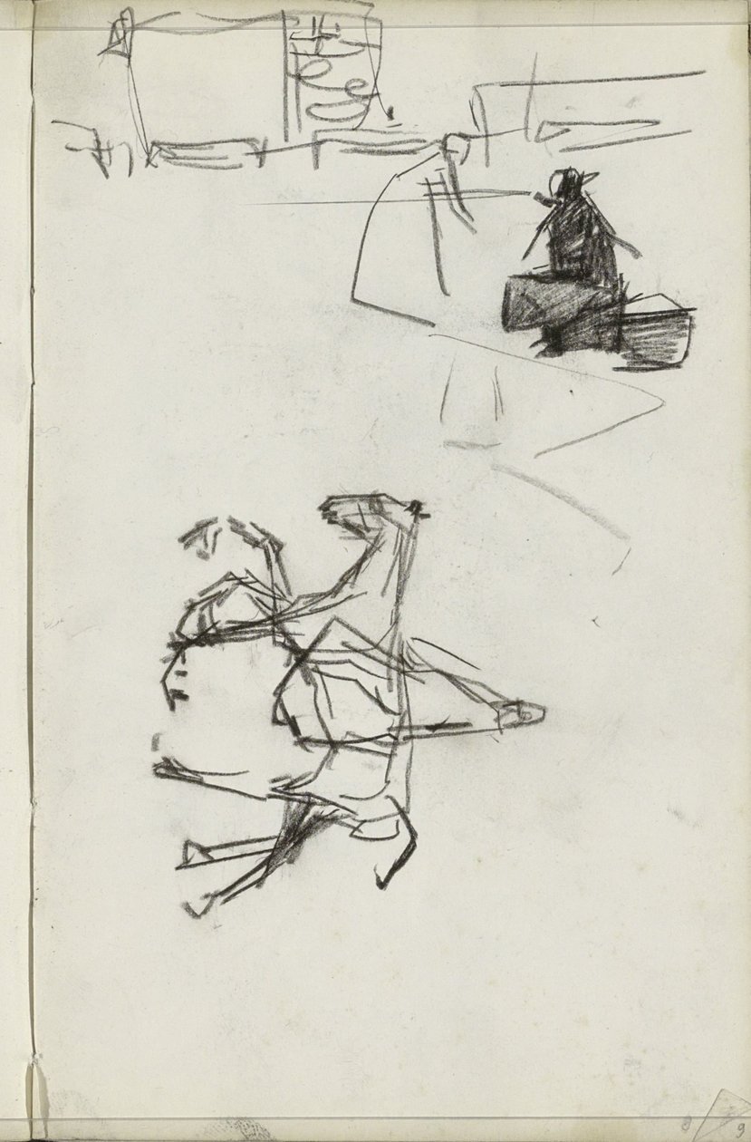 Rider and Two Women by Isaac Israels