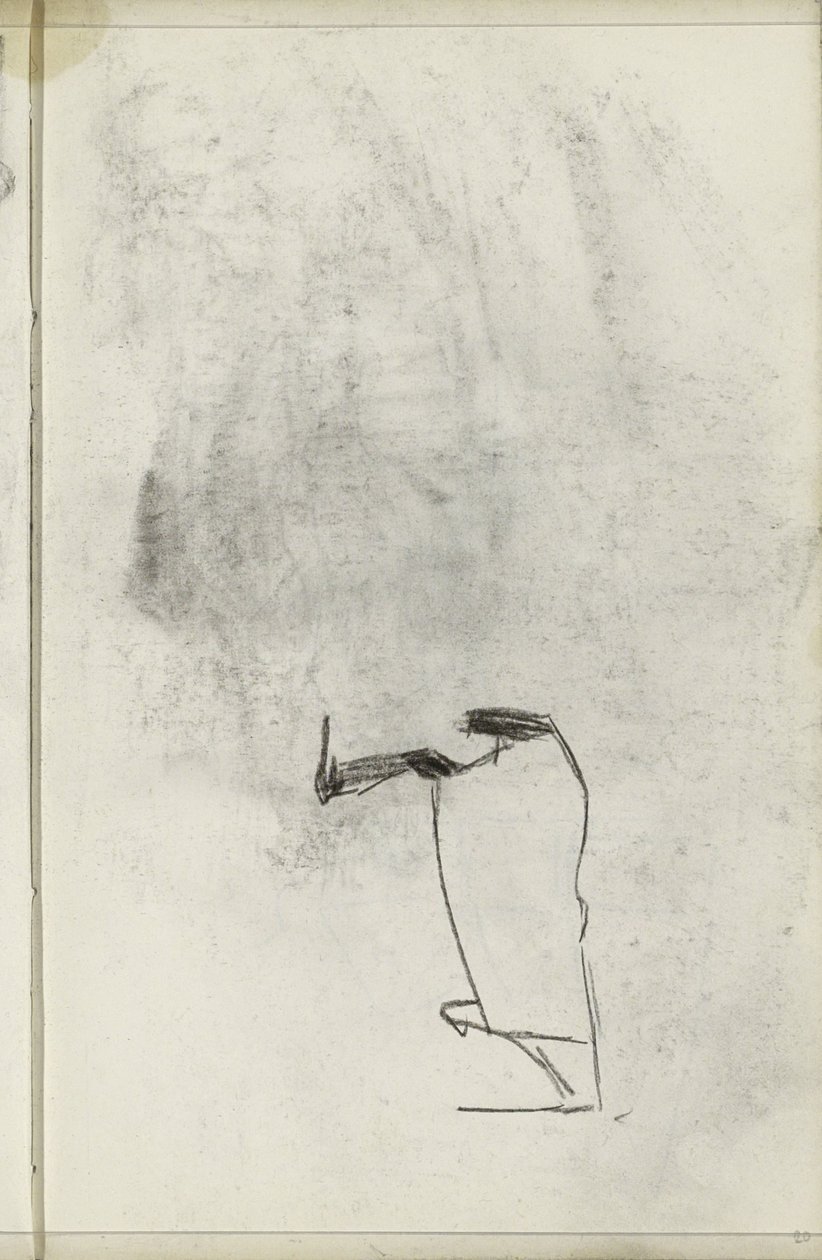 Study, Possibly of a Horse with Blanket by Isaac Israels