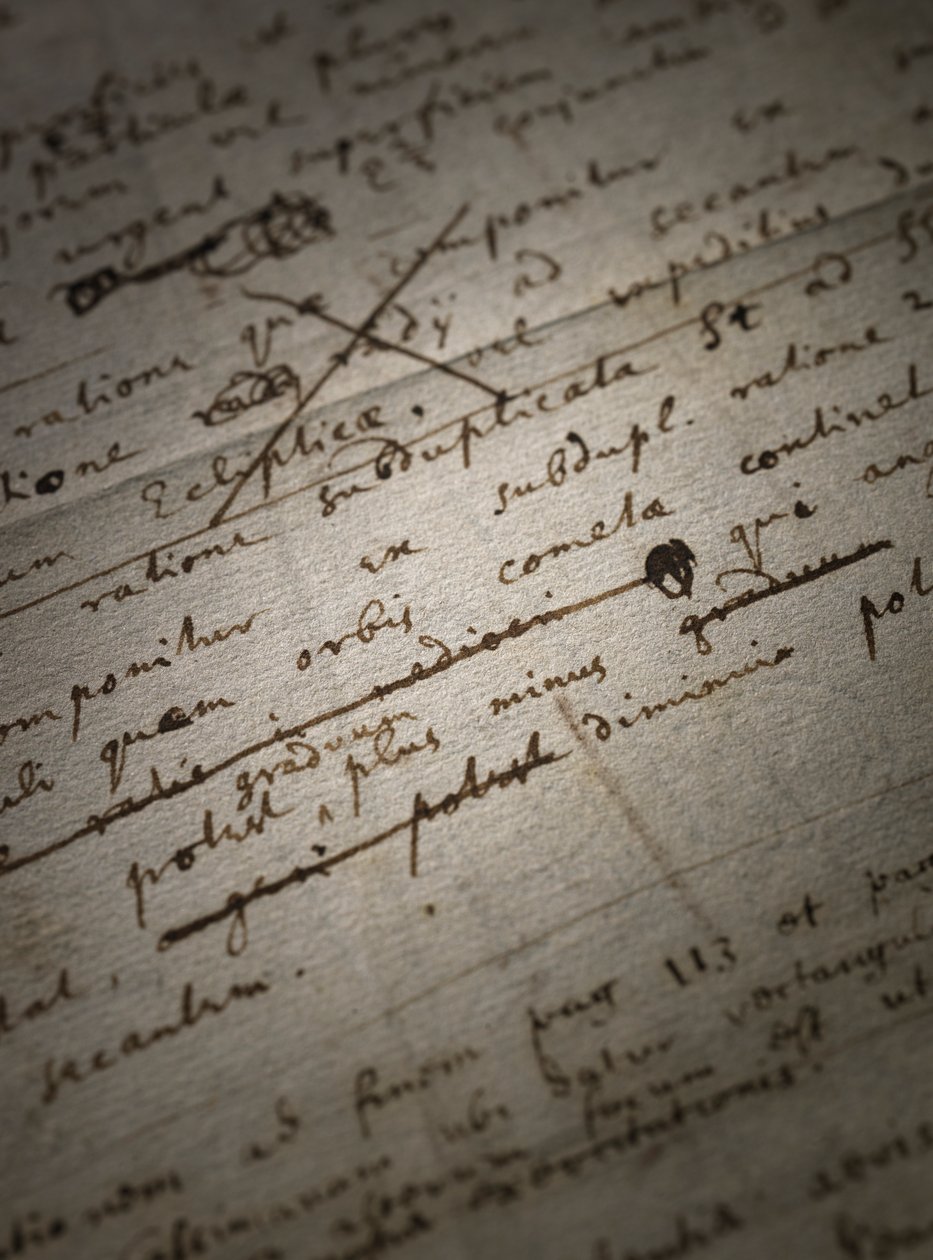 Two pages of revisions to the Principia Mathematica
